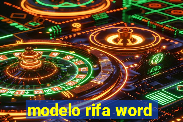 modelo rifa word